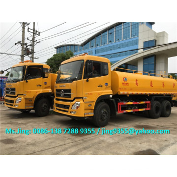 Hot Sale Euro IV 18000 liter water tank truck / dongfeng 6x4 potable water tank truck sale in Brazil